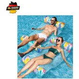 Wasserhängematte 4 in 1 Poolspielzeug 2 Stück Luftmatratze XL