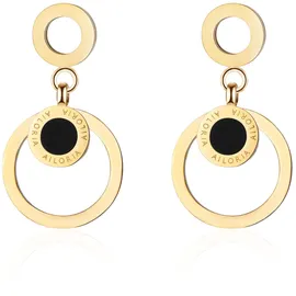 AILORIA Ohrhänger AXELLE gold Edelstahl onesize