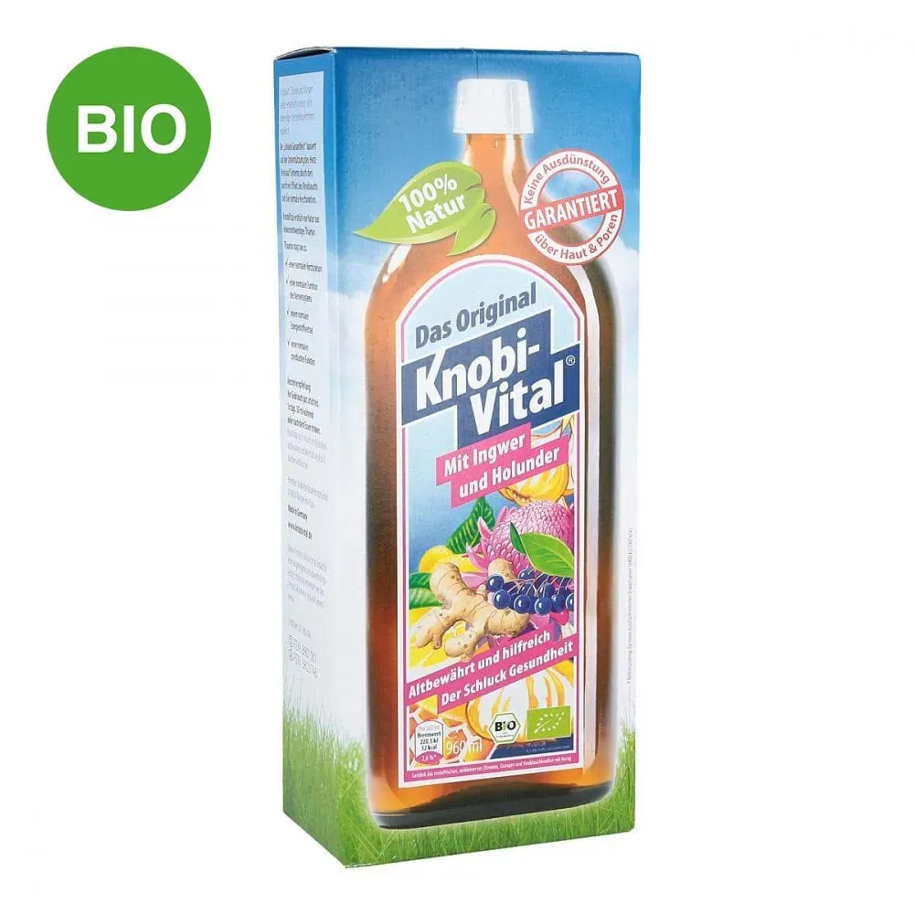 Knobivital mit Ingwer+holunder Bio
