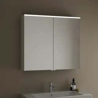 90 cm weiß glanz