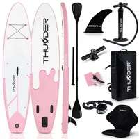 Thunder SUP Board 350 x 81 x 15 cm Weiß/Rosa