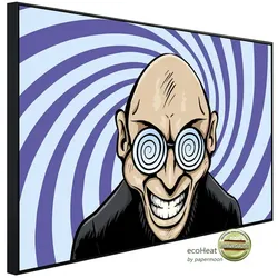 papermoon Infrarotheizung »EcoHeat - Hypno Googles Man«, Matt-Effekt - bunt