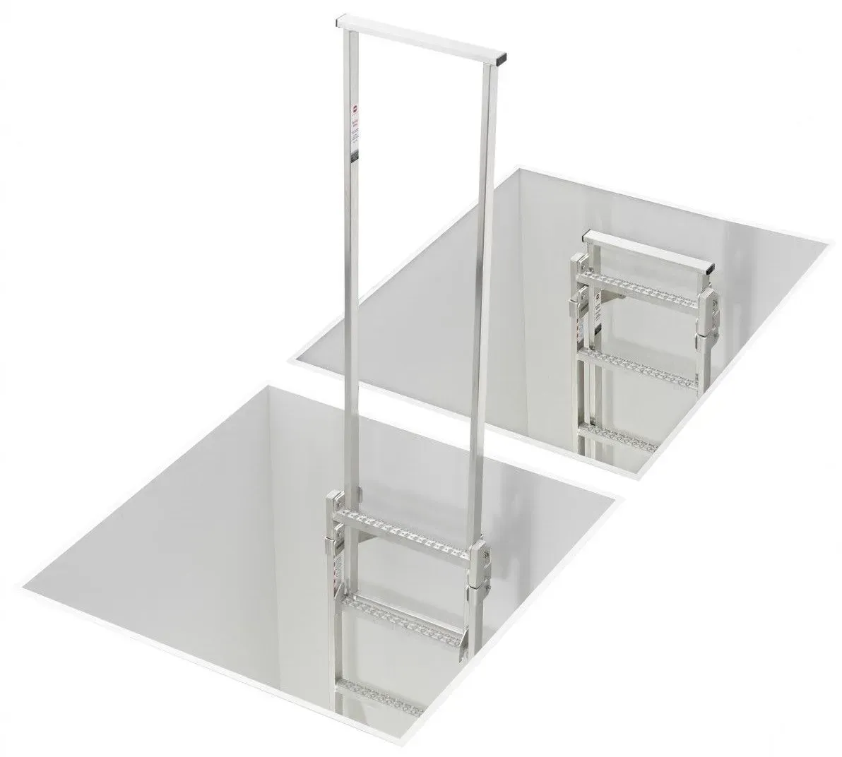 Hailo Professional Zweiholm-Einstiegshilfe LW 300, Holm 40 x 20 mm Stahl feuerverzinkt