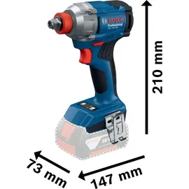 Bosch GDX 18V-285 inkl. 2 x 5,0 Ah + L-Boxx + 31-tlg. Bit-Set