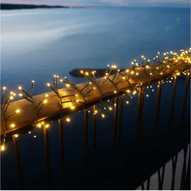 sirius home a/s LED-Lichterkette Cluster 40 m warmweiß