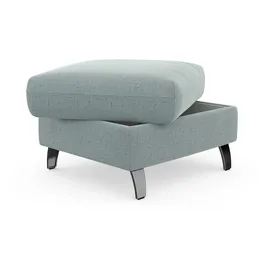 sit&more Stauraumhocker Grenoble 66 x 48 x 76 cm Blau/Türkis