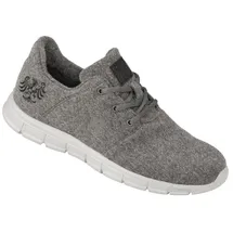 tiroler loden Sneaker ultraleicht und superbequem aus reiner Schurwolle grau 41 EU