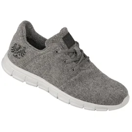 tiroler loden Sneaker ultraleicht und superbequem aus reiner Schurwolle grau 41 EU