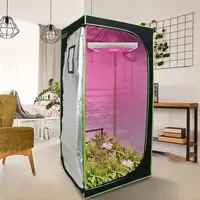 Jayseuw Growzelt 80x80x180CM Grow Tent, 600D Oxford mit Beobachtungsfenster Zuchtzelte für hydrokulturen, Lichtdicht und Wasserdicht Growschrank für Homegrowing, Indoor-Anbau