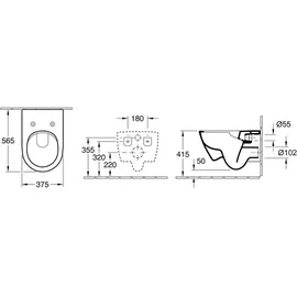 Villeroy & Boch Subway 2.0 mit WC-Sitz Almond CeramicPlus