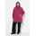 Ulla Popken Damen große Größen Übergrößen Plus Size HYPRAR, Steppmantel, wasserabweisend, Kapuzenkragen Karminrot 46+ 842937536-46+ - 46-48
