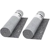 Rutschfestes Malervlies 2 Stk. 50 m 280 g/m2 Grau - Grau