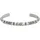 Bruno Banani Armspange Schmuck schwarz Edelstahl Größe Unisex