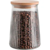 Trend-Center B.V. Vorratsglas 960 ml - Transparent/Braun