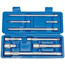 SW Stahl SW-Stahl, Steckschlüssel + Stecknuss, 05985L Kippverlängerungssatz 1/4-3/8-1/2 Zoll I 50-250 mm Ratschenverlängerung I Kippvierka