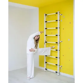 JEFlex Verstärkte Sprossenwand ClimbMaxx M8 - weiß - Weiß