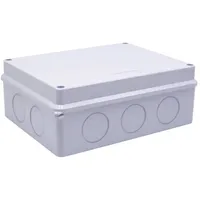 TRU Components TC-RB 200x155x80 TC-10239108 Installations-Gehäuse ABS Kunststoff Weiß