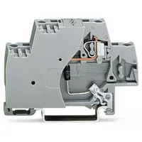 WAGO 280-502/281-593 Einzelklemme 10mm Zugfeder Belegung: L Grau