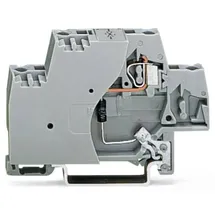 WAGO 280-502/281-593 Einzelklemme 10mm Zugfeder Belegung: L Grau