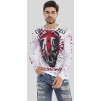 Cipo & Baxx "Sweatshirts", Herren, Gr. L, weiß, 50%