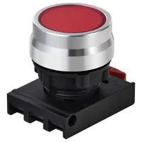 TRU Components TC-12835236 ONPOW26BK-Z/R Drucktaster-Frontelement Knopf Rot
