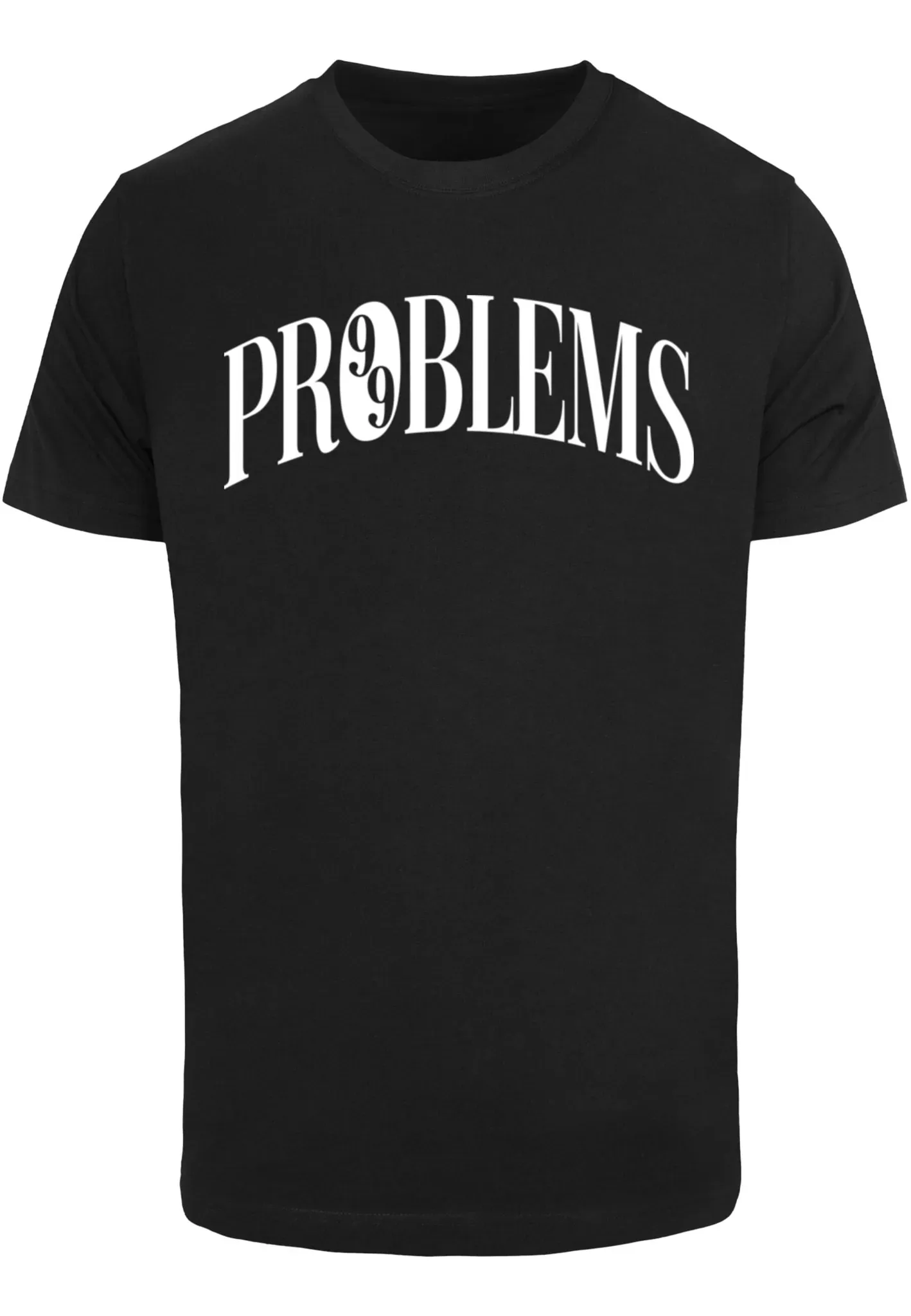 T-Shirt MISTERTEE "MisterTee Herren 99 Problems V3 Tee", Damen, Gr. M, schwarz, 100% Baumwolle, bedruckt, normal, Rundhals, Shirts T-Shirt