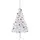 vidaXL Künstlicher Weihnachtsbaum mit LEDs & Kugeln Weiß 120 cm