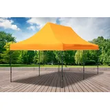 Faltpavillon Faltzelt Pavillon 3x6m Orange Gartenzelt Klappzelt Wasserdicht