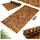 DEUBA DEUBA® Badvorleger Badematte Holz 80 x 50 cm FSC-zertifiziertes Akazienholz Rutschhemmende Gummistopper Holzteppich