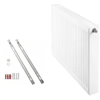 Buderus Flachheizkörper 600 x 1000 mm 1688 W weiß Typ 22 Mittelventil