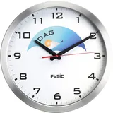 Fysic FK150 Analoge Seniorenuhr - Demenz Uhr - Uhr für Senioren - Uhrzeit und Tagesabschnitt - Silber