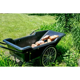 Polar Schubkarre Premium 283 l Schwarz