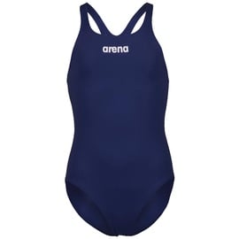 Arena Mädchen Girl's Team Swimsuit Swim Pro Solid Badeanzüge, Navy-white, 140