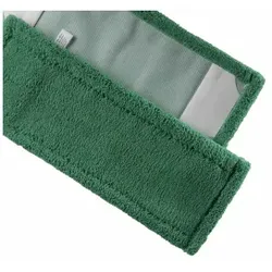 Mopptex Mikrofasermopp PREMIUM grün, Wischmopp für die Industrie und im Hygienebereich, 1 Stück, Breite: 40