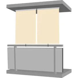 Jet-Line Seitenmarkise 100 x 230 cm beige Polyester