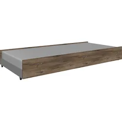Schubkasten WIMEX "Joker", weiß (flagstaff eiche, weiß), B:203cm H:21,5cm T:93cm, Schubladen, zusätzliche Schlafgelegenheit, Gästebett, inklusive Lattenrost