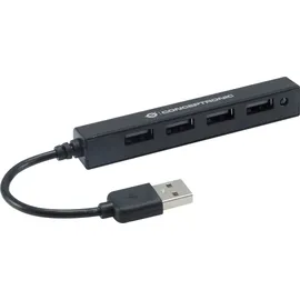 Conceptronic 3-Port USB-Hub, USB-A 2.0 [Stecker] HUBBIES05B