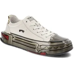Weiße Sneakers John Doubare Herren Lederschuhe, 43