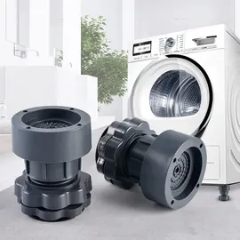 YUDO Anti-rutsch-pads für Waschmaschine und Kühlschrank – Vibrationsdämpfung, Gummisohlen, Stabiles Zubehör