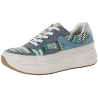 Marco Tozzi Sneaker Damen Blau/Weiß 39