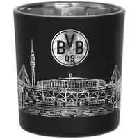 BVB Borussia Dortmund Windlicht, Teelicht, Glas ca. 8 cm