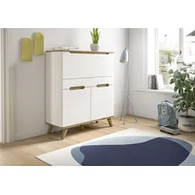 Home Affaire Sekretär Alesund Weiß / Eiche