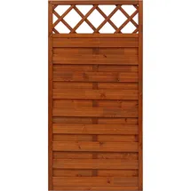 Andrewex Sichtschutzzaun Element Country 180 x 90 cm teak