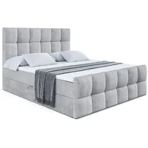 altdecor Boxbett, RICAR-Z - 160 x 200 - H3 - Hellgrau