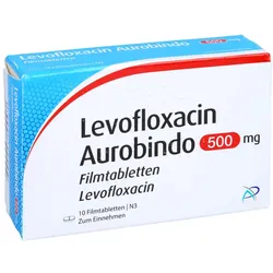 LEVOFLOXACIN Aurobindo 500 mg Filmtabletten 10 St