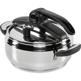 Lagostina Gaia 22 cm 3,5 l Dampfdrucktopf Silber