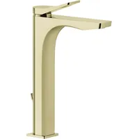 GESSI Rilievo, Waschtisch-Einhebelmischer mit Ablaufgarnitur, - messing