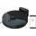 Hoover HG4 Saugroboter mit Wischfunktion Schwarz