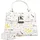 Peter Kaiser Henkeltasche Leder Gelb/Weiß