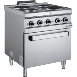 GastroHero Elektroherd Serie 77 - 70/70 mit Elektrobackofen